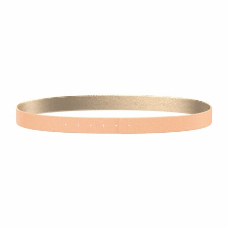 Ceinture Les Georgettes Les Essentielles Foulonné doré / beige, 33mm