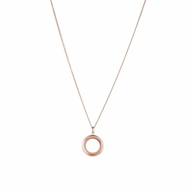 Collier Les Georgettes Les Clipsables finition dorée rose, 16mm