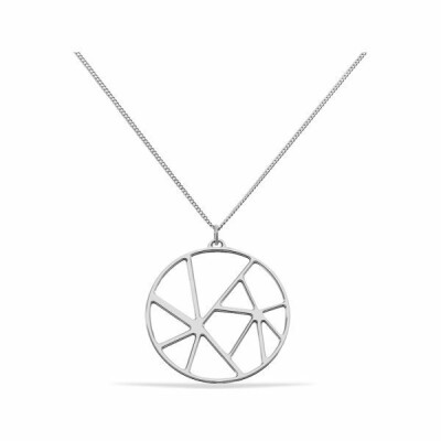 Collier Les Georgettes Les Essentielles Solaire argenté, 45mm