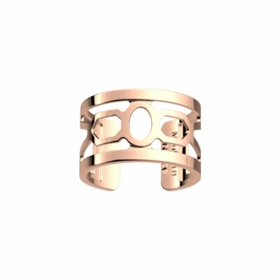 Bague Les Georgettes Les Essentielles Balade plaquée or rose, taille 58