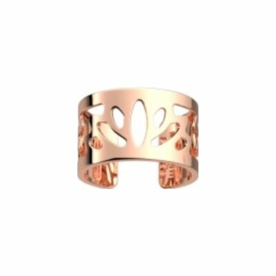 Bague Les Georgettes Les Essentielles Lotus dorée rose, taille M