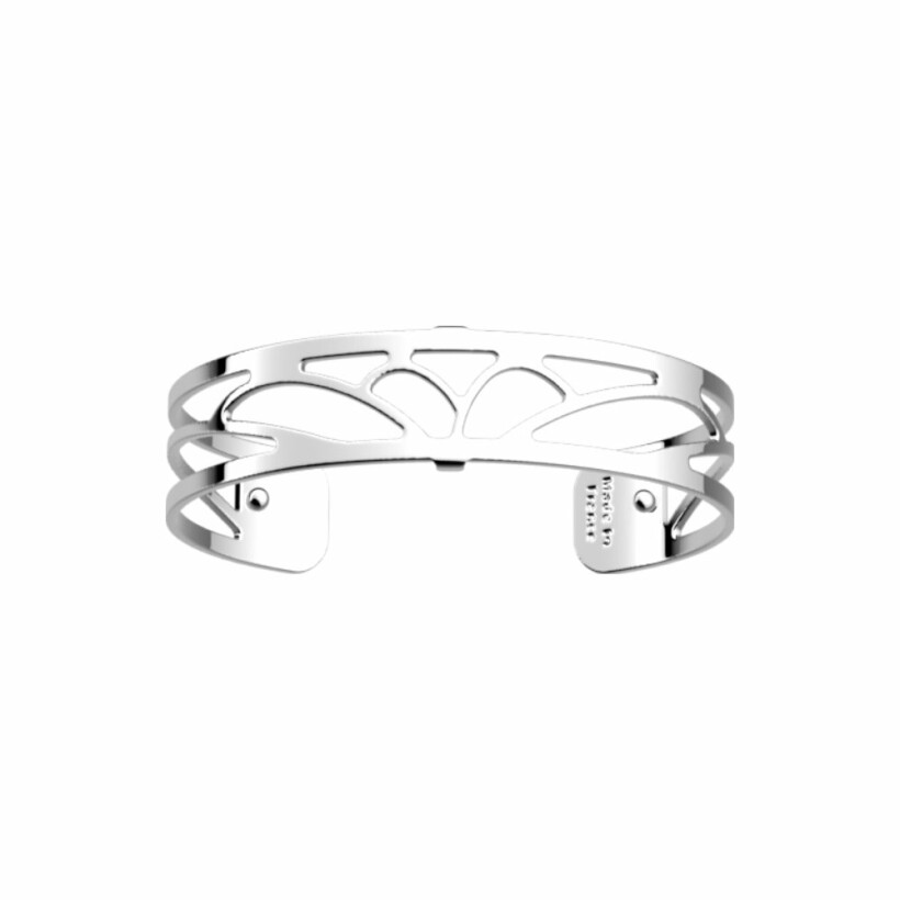 Bracelet manchette Les Georgettes Les Essentielles Rosée argenté, 14mm