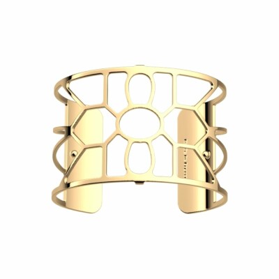 Bracelet manchette Les Georgettes Les Essentielles Balade métal doré, 40mm
