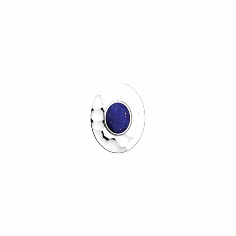 Clip Les Georgettes Les Coutures lapis lazuli, finition argentée, 25mm