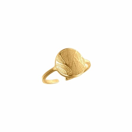 Bague Les Georgettes Les Cumulables Perroquet, finition dorée, taille M