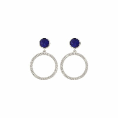 Boucles d'oreilles Saunier Aube en argent