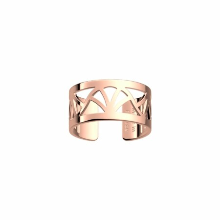 Bague Les Georgettes Les Essentielles Papyrus, finition dorée rose, taille S