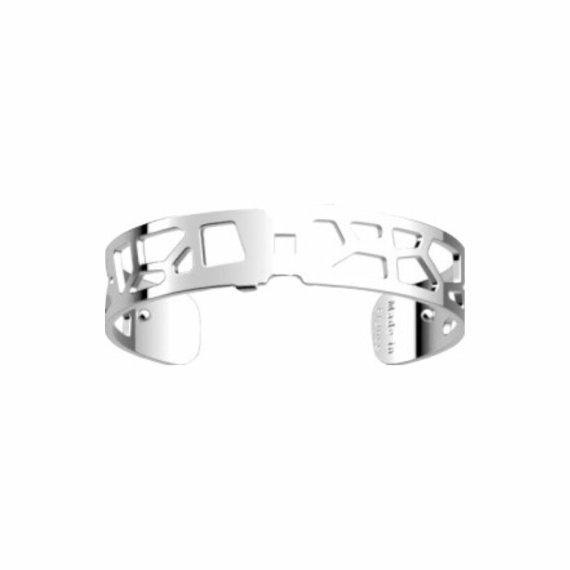 Bracelet manchette Les Miss Georgettes Girafe, finition argentée, 12mm