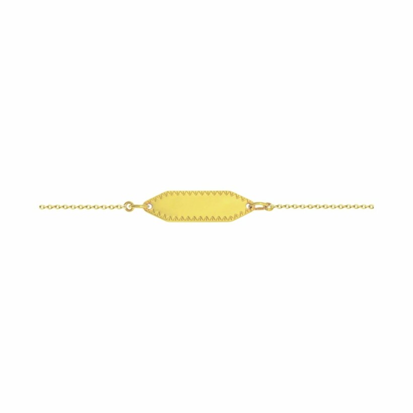 Bracelet Saunier Acacia en plaqué or jaune