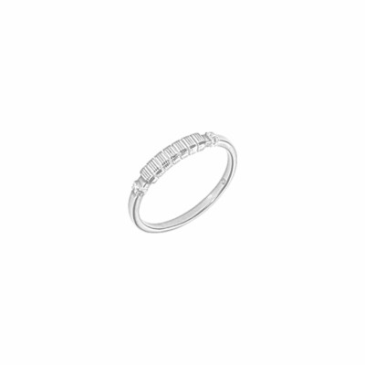 Bague Saunier Vannerie en argent, taille 54