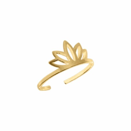 Bague Les Georgettes Les Cumulables Lotus, finition dorée, taille M