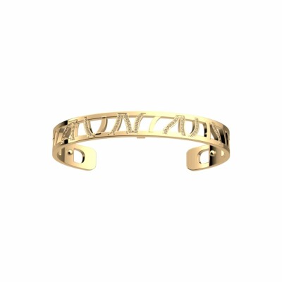 Bracelet Les Georgettes Les Précieuses + Perroquet, finition dorée, 8mm