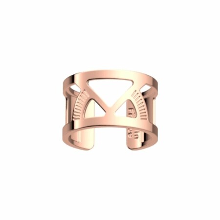 Bague Les Georgettes Les Essentielles Hiboux, finition dorée rose, 12mm, taille S