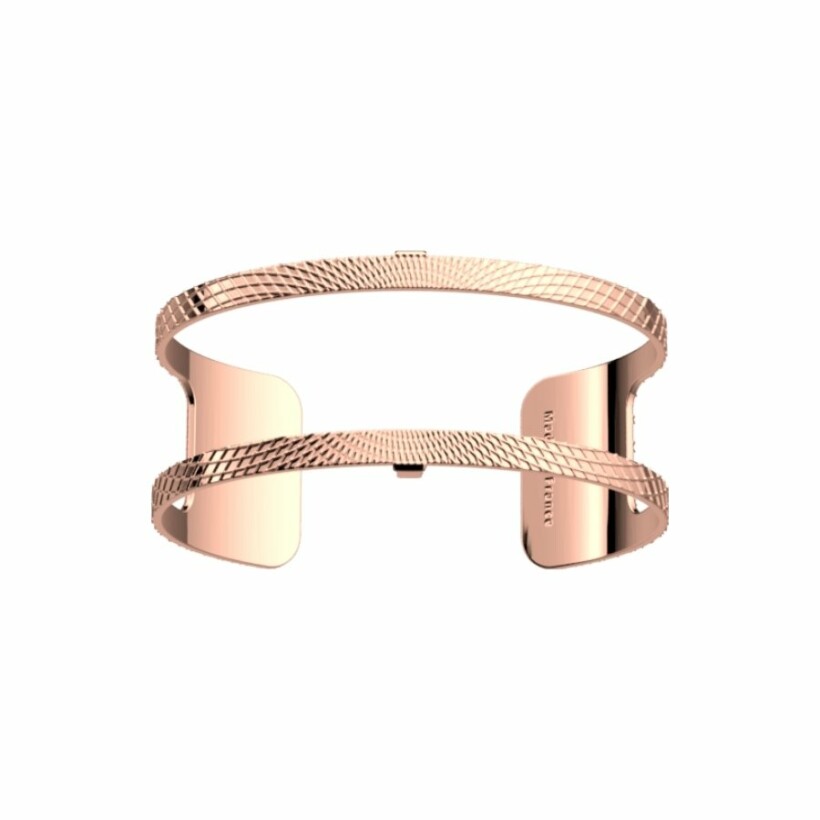Bracelet Les Georgettes Les Essentielles Pure Rayonnante, finition dorée rose, 25mm