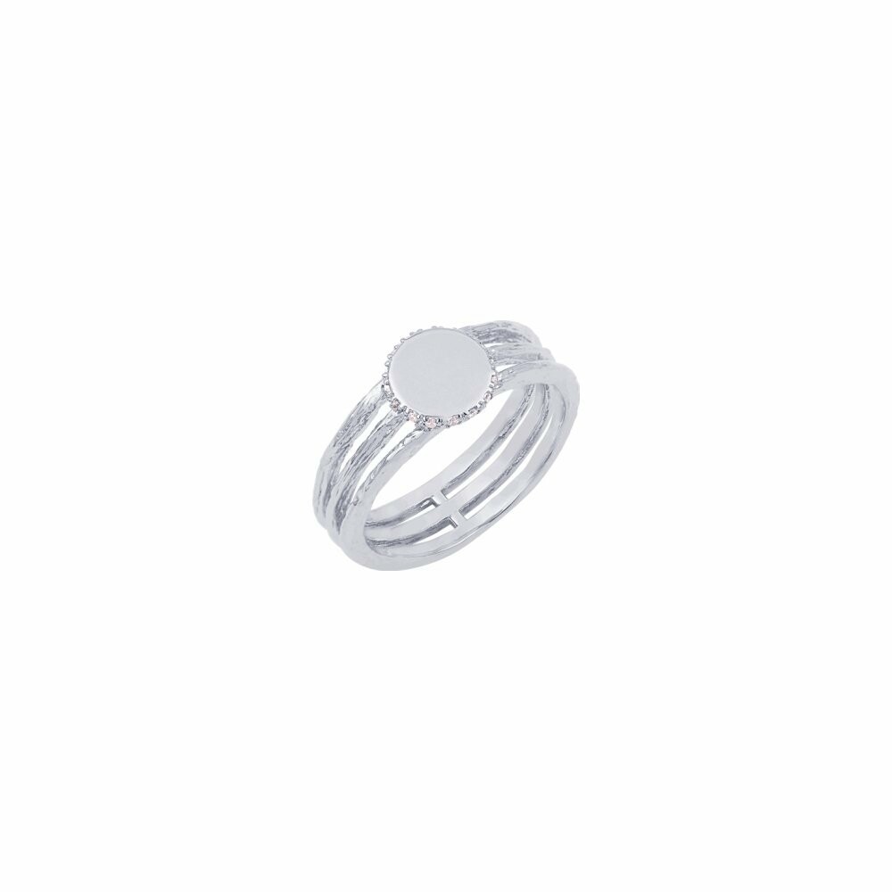 Bague Saunier Canopée en argent, taille 54