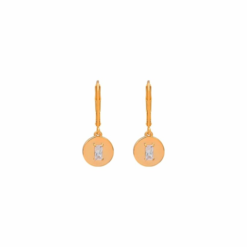 Boucles d'oreilles Saunier Florin en plaqué or