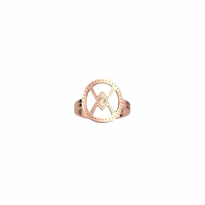 Bague Les Georgettes Les Essentielles astres finition dorée rose, taille 52