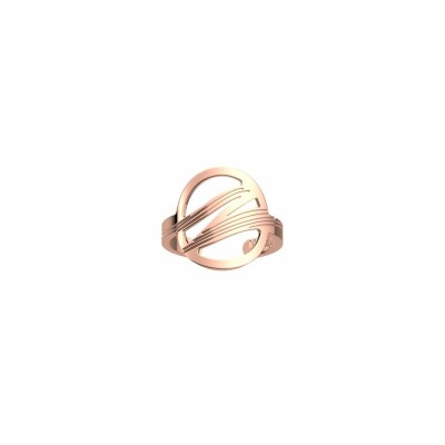 Bague Les Georgettes Les Essentielles vibrations finition dorée rose, taille 58