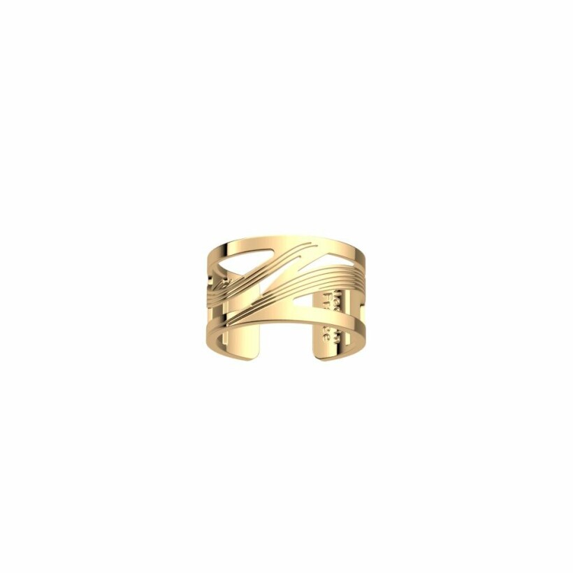 Bague Les Georgettes Les Essentielles vibrations finition dorée, taille 52