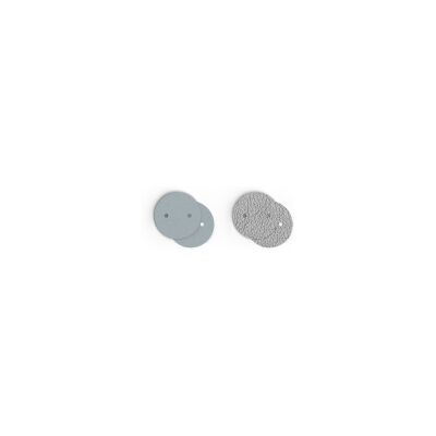 Cuir pour boucles d'oreilles Les Georgettes Cristal Bleu / Disco, 25mm