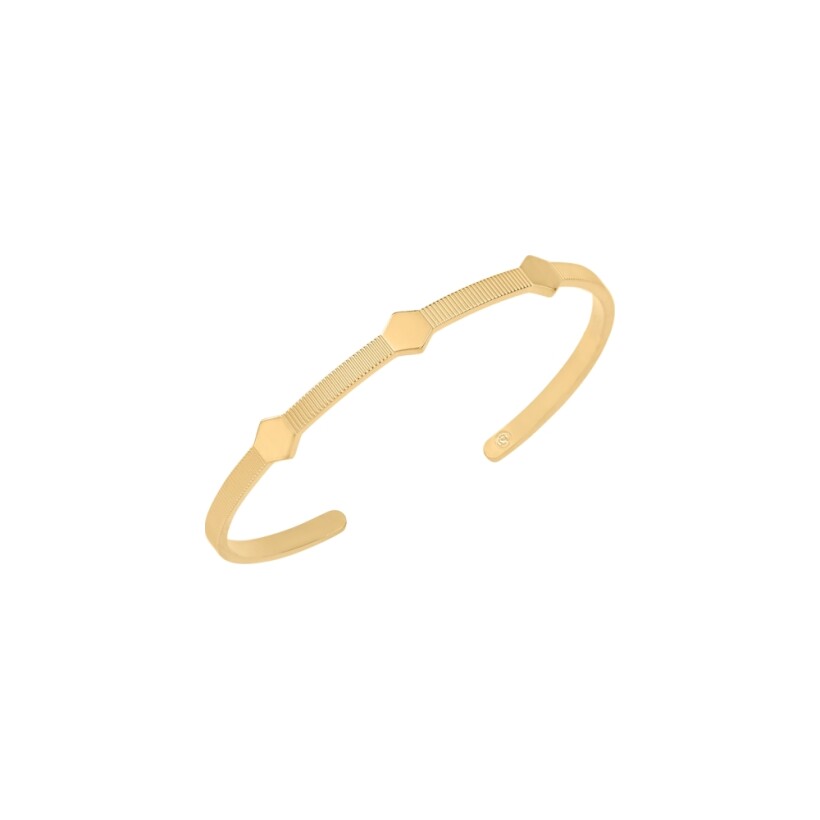 Bracelet Saunier Tomette en plaqué or