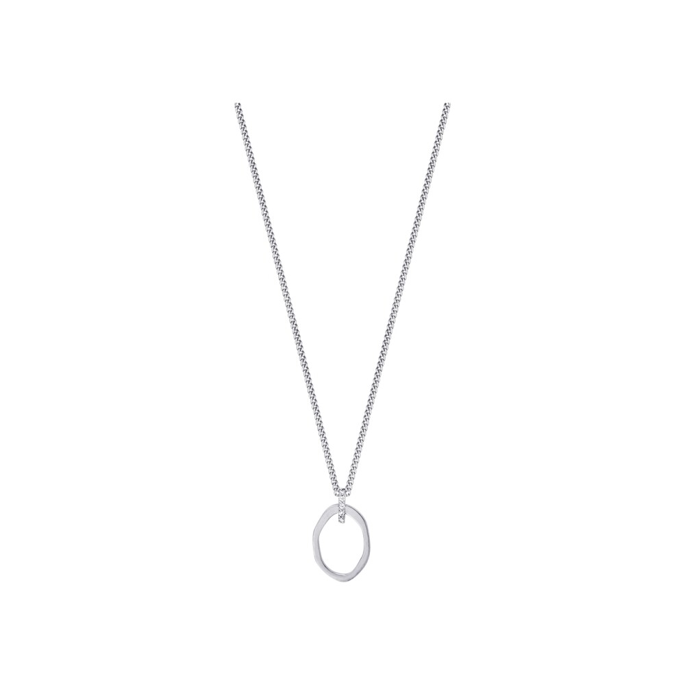 Collier Saunier Esquisse en argent et oxydes de zirconium