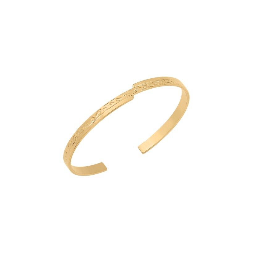 Bracelet Saunier Terrazzo en plaqué or