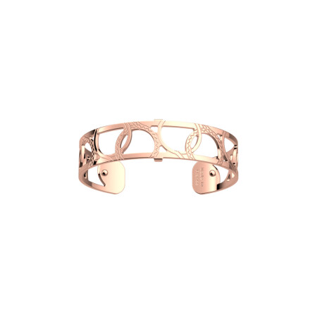 Bracelet manchette Les Georgettes Essentielles finition doré rose