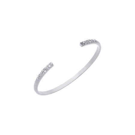 Bracelet Saunier Minéral en argent et oxydes de zirconium