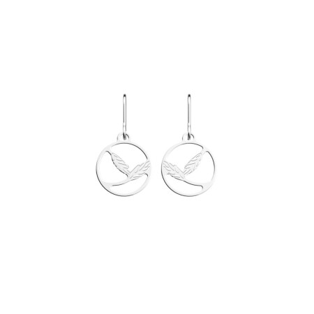 Boucles d'oreilles dormeuses Les Georgettes Essentielles Epis De Blé finition argentée, 16mm