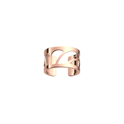 Bague Les Georgettes Les Essentielles Chantilly finition dorée rose, taille 52