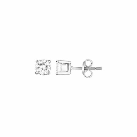 Boucles d'oreilles en argent et oxyde de zirconium