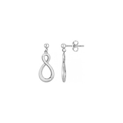 Boucles d'oreilles en argent et oxyde de zirconium