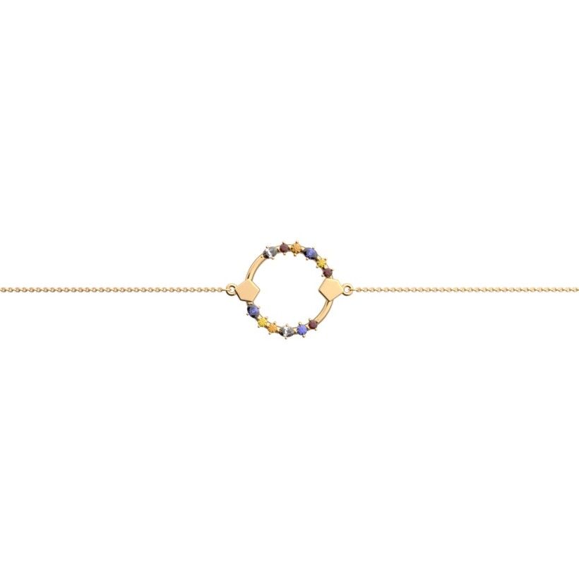 Bracelet chaîne Les Cadettes Reve, finition dorée, taille S