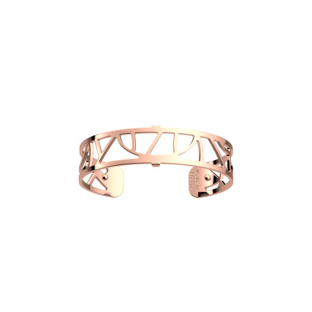 Bracelet chaine Les Georgettes Les Essentielles Valse, finition dorée rose, 14mm