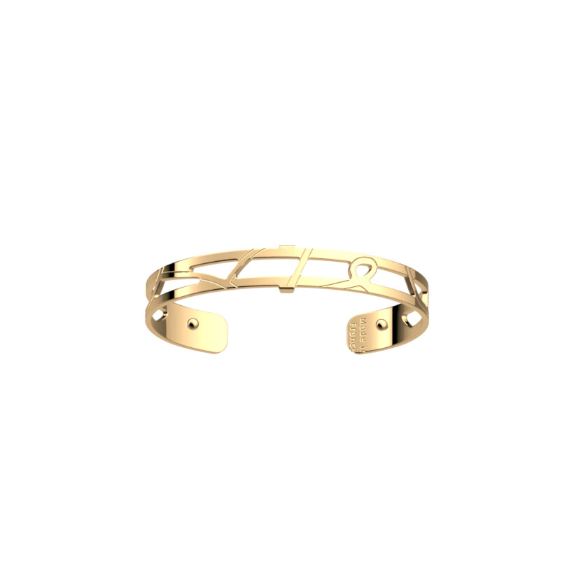 Bracelet chaine Les Georgettes Les Essentielles Valse, finition dorée, 8mm