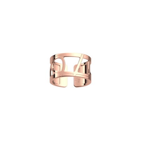 Bague Les Georgettes Les Essentielles Valse, finition dorée rose, taille 58