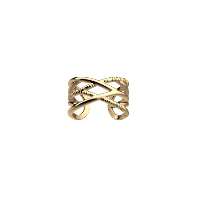 Bague Les Cadettes Bronzette, finition dorée, taille 50