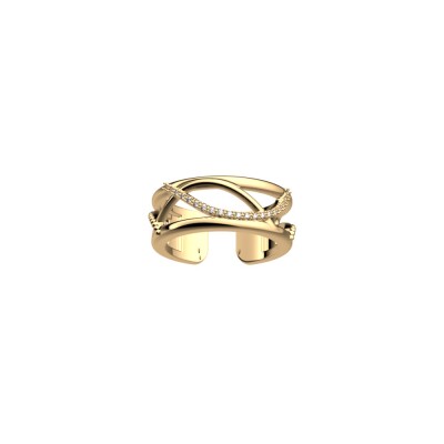 Bague Les Georgettes Les Précieuses Ondes, finition dorée, taille 58