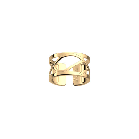 Bague Les Georgettes Les Essentielles Wavy, finition dorée, taille 58