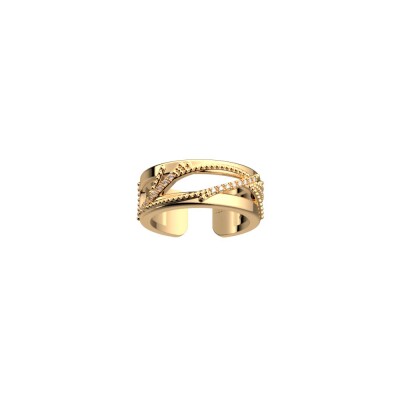 Bague Les Georgettes Les Précieuses Rose Des Sables P, finition dorée, taille 52