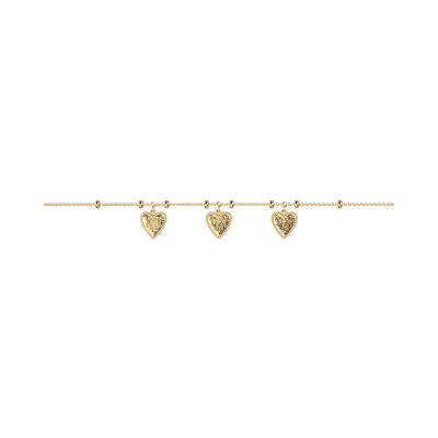 Bracelet Les Cadettes Amor finition dorée