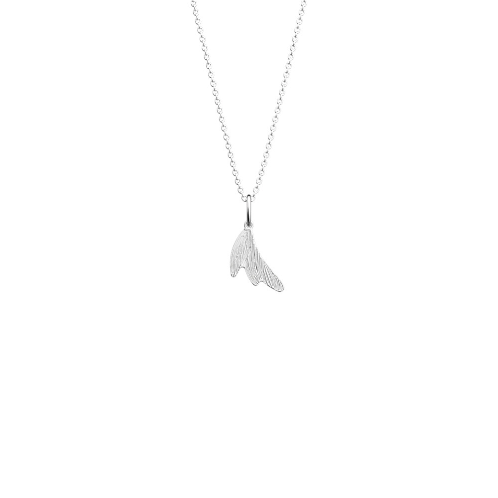 Collier Les Georgettes Les essentielles Colibri, finition argentée, 16mm, taille 50cm