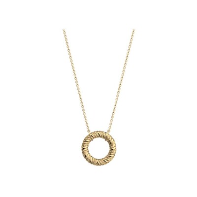 Collier Les Georgettes Icône Torsade en laiton finition dorée