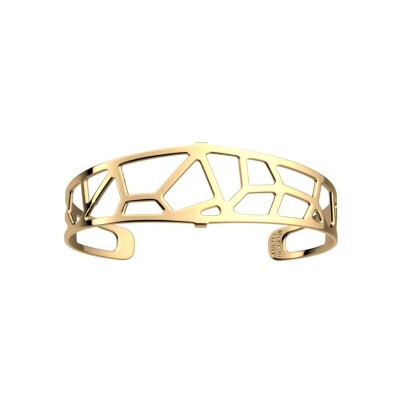 Bracelet manchette Les Georgettes Girafe en laiton finition dorée, 20mm
