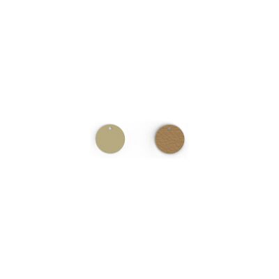Cuir pour boucles d'oreilles Les Georgettes Sable Fin / Caramel