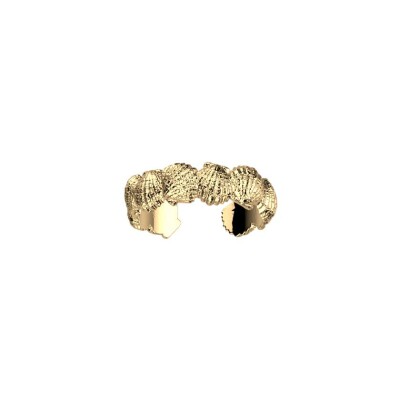 Bague Les Cadettes Pacifique en laiton finition dorée, taille 56