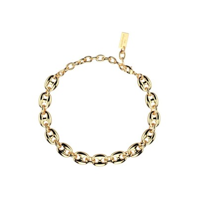 Bracelet Les Georgettes Marine en laiton finition dorée