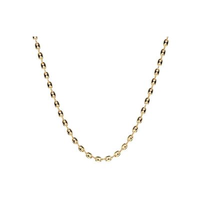 Collier Les Georgettes Marine en laiton finition dorée