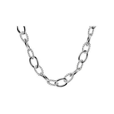 Collier Les Georgettes Cordage en laiton finition argentée